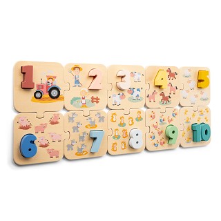 Number puzzle - farm